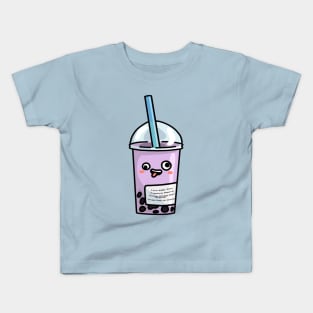 Crazy Boba Girl Friend Kids T-Shirt